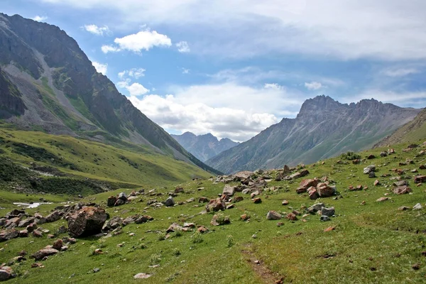 Ashukashka Suu valley, Tien Shan mountains, Kyrgyzstan — Stock Photo, Image