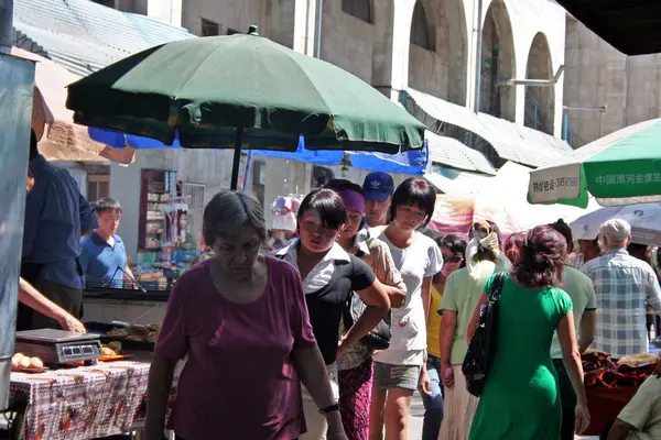 Bazar in Kirghizistan — Foto Stock