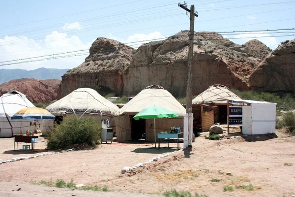 Yurt Camp, Kyrgyzstan — Stock Photo, Image