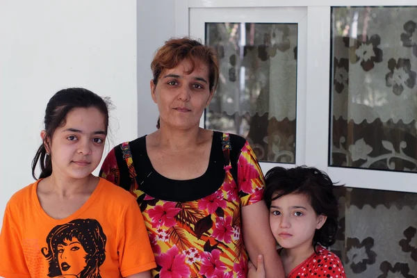 Família uzbeque — Fotografia de Stock