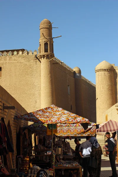 Khiva, İpek Yolu, Özbekistan — Stok fotoğraf