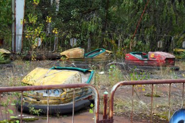 terk edilmiş araba pripyat, Çernobil alan amusement park