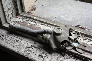 pripyat, Çernobil'de gasmasks