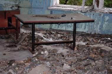 pripyat, Çernobil'de gasmasks