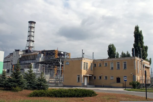 A Central Nuclear de Chernobil — Fotografia de Stock