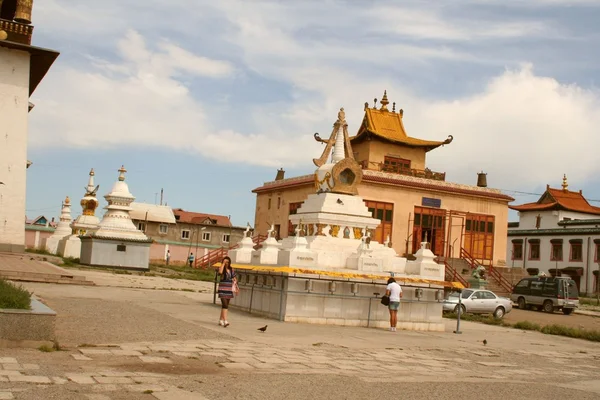 甘丹寺在乌兰巴托蒙古 — 图库照片