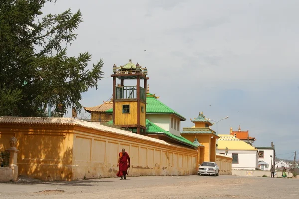 甘丹寺在乌兰巴托蒙古 — 图库照片