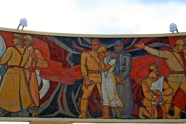 El Zaisan Tolgoi Monumento a los militares soviéticos en Ulán Bator — Foto de Stock