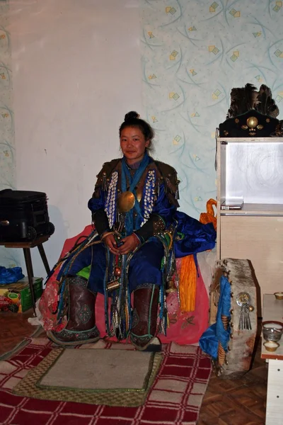 Séance chamanique en Mongolie — Photo