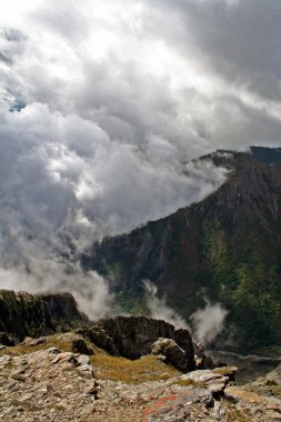 Doğu sayan Dağları, doruğuna aşk bölge, Sibirya, Rusya Federasyonu