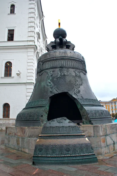 Τσάρος βασιλιά bell είναι το μεγαλύτερο στο κόσμο, Κρεμλίνο της Μόσχας, Ρωσία — Φωτογραφία Αρχείου