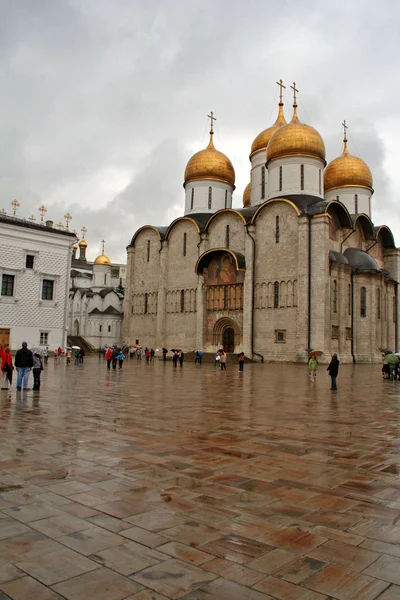 Cattedrale dell'Assunzione nel Cremlino Mosca Russia — Foto Stock