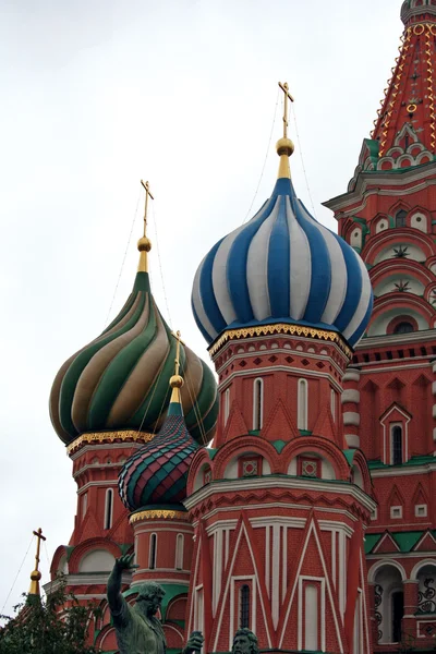 Собор Василия Блаженного на Красной площади в Москве — стоковое фото