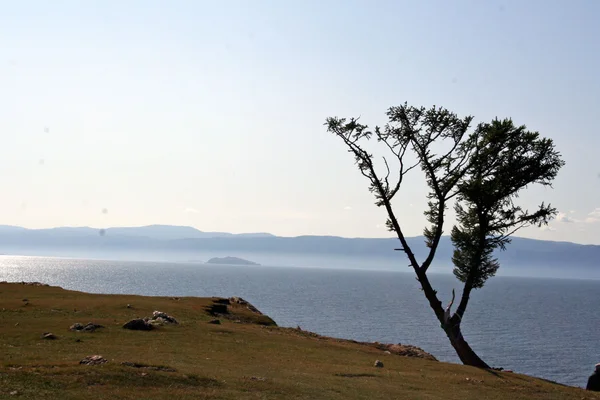 Kap Burkhan auf der Insel Olchon, Baikalsee, Sibirien, Russland — Stockfoto