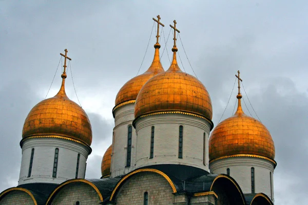 Καθεδρικός ναός της Κοιμήσεως της Θεοτόκου στο Κρεμλίνο Μόσχα Ρωσία — Φωτογραφία Αρχείου