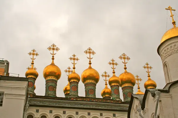 Cattedrale dell'Assunzione nel Cremlino Mosca Russia — Foto Stock