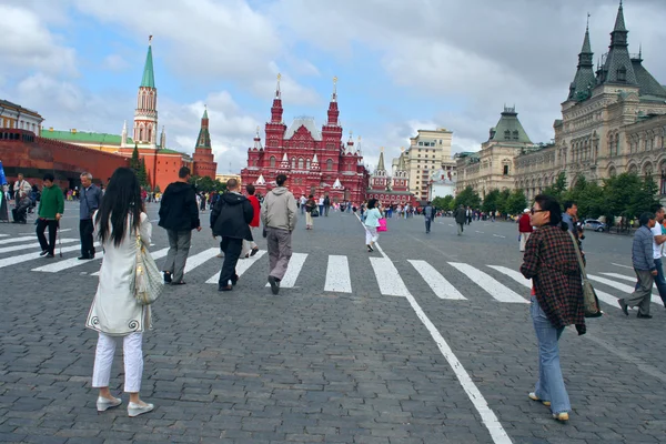 赤の広場の歴史的博物館。モスクワ、ロシア — ストック写真