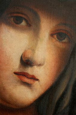 madonna, keder, eski yağlı boya