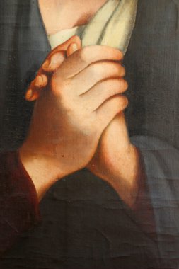 madonna, keder, eski yağlı boya