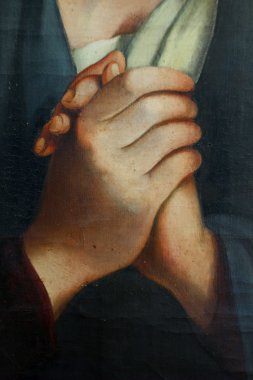 madonna, keder, eski yağlı boya
