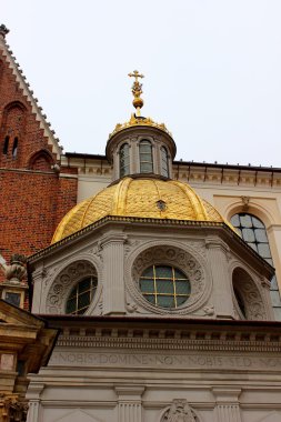Wawel royal castle civarındaki Krakov, Polonya
