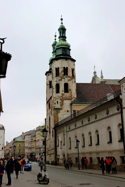 St Andrew 's Church i Krakow - Stock-foto