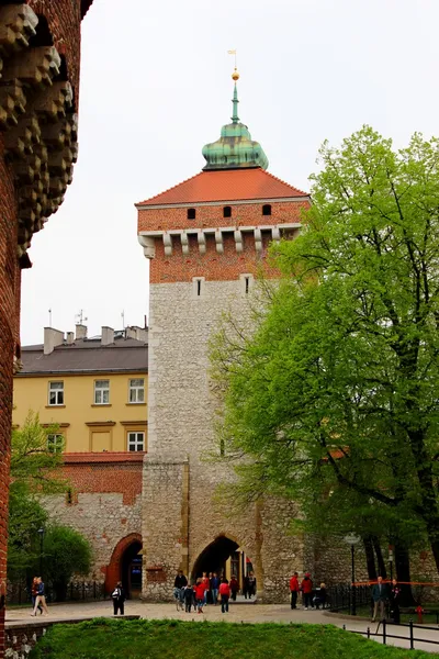 Puerta de San Florián, Cracovia — Foto de Stock