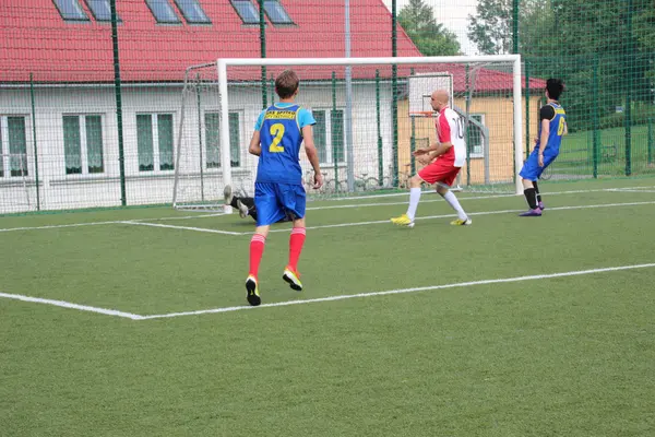 Calcio amatoriale, Malopolska, Polonia — Foto Stock