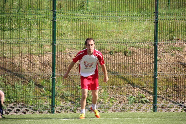 Amateurvoetbal, malopolska, Polen — Stockfoto