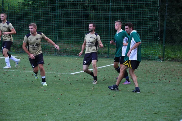 Futebol amador, Malopolska, Polonia — Fotografia de Stock