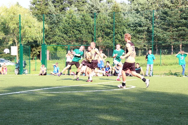 Amatör fotboll, malopolska, Polen — Stockfoto