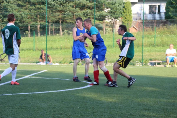 Amatérský fotbal, malopolska, Polsko — Stock fotografie