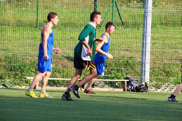 Fútbol amateur, Malopolska, Polonia — Foto de Stock