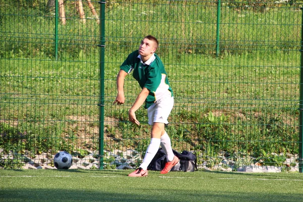 Amatérský fotbal, malopolska, Polsko — Stock fotografie