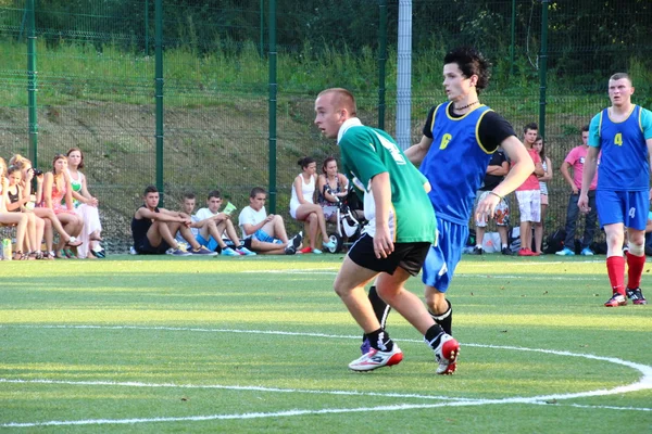 Amatérský fotbal, malopolska, Polsko — Stock fotografie