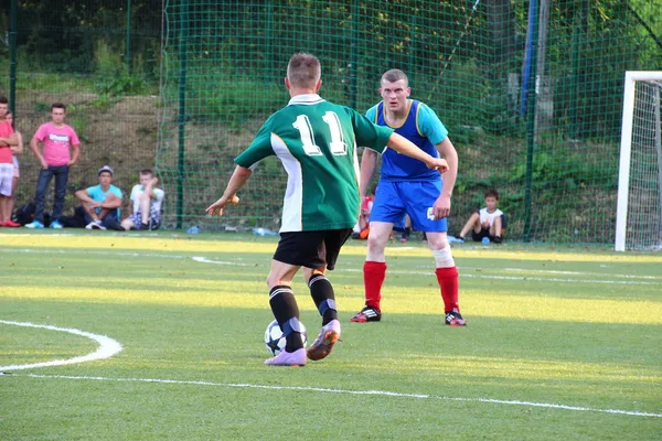 Amatérský fotbal, malopolska, Polsko — Stock fotografie