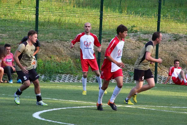 Futebol amador, Malopolska, Polonia — Fotografia de Stock