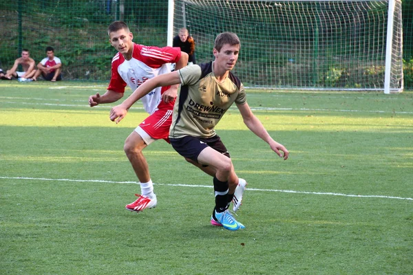 Amateurvoetbal, malopolska, Polen — Stockfoto