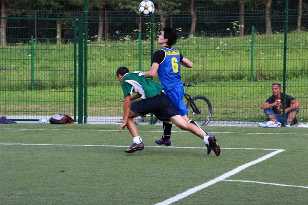 Futebol amador, Malopolska, Polonia — Fotografia de Stock