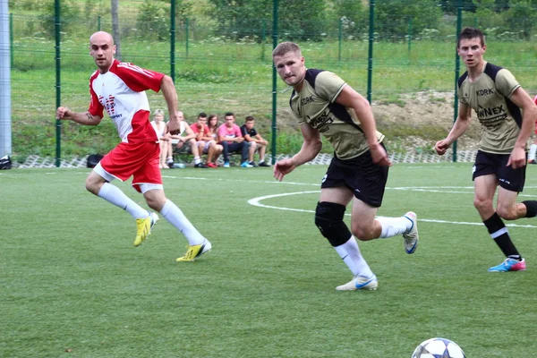 Futebol amador, Malopolska, Polonia — Fotografia de Stock