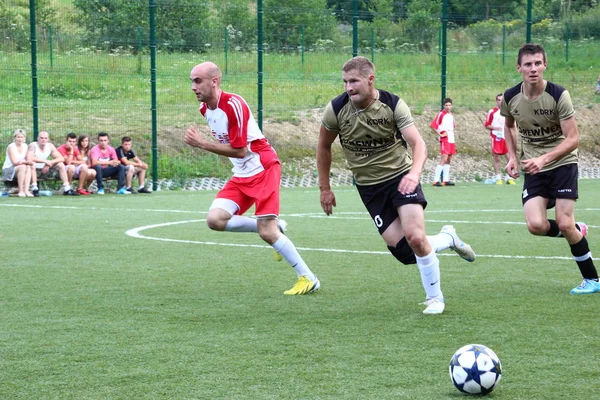 Futebol amador, Malopolska, Polonia — Fotografia de Stock