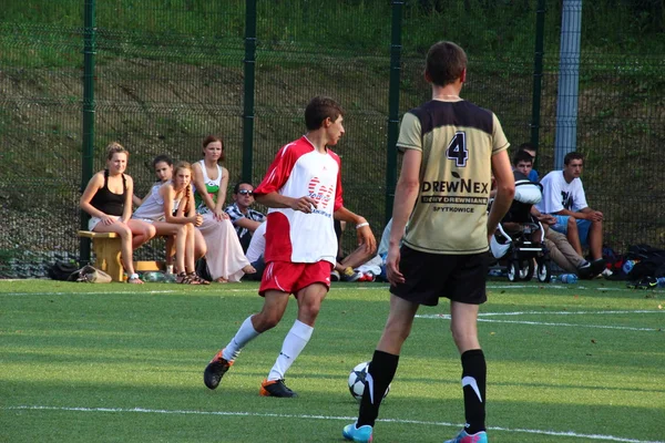 Amateurvoetbal, malopolska, Polen — Stockfoto