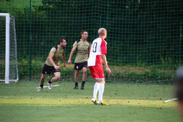 Amatör fotboll, malopolska, Polen — Stockfoto