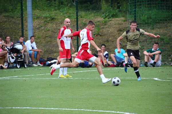 Amateurvoetbal, malopolska, Polen — Stockfoto