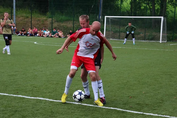 Futebol amador, Malopolska, Polonia — Fotografia de Stock