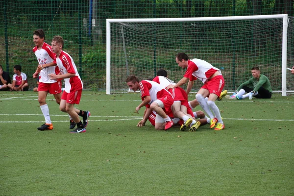 Futebol amador, Malopolska, Polonia — Fotografia de Stock