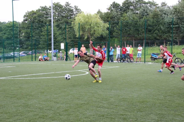 Calcio amatoriale, Malopolska, Polonia — Foto Stock