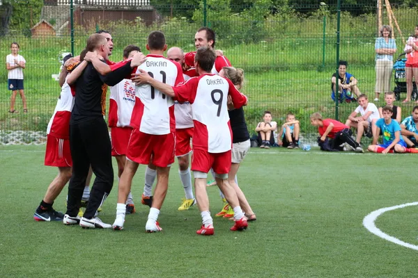 Sepak bola amatir, Malopolska, Polandia — Stok Foto