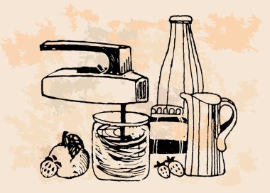 retro tencere pişirme