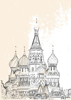 St basil vektör çizim